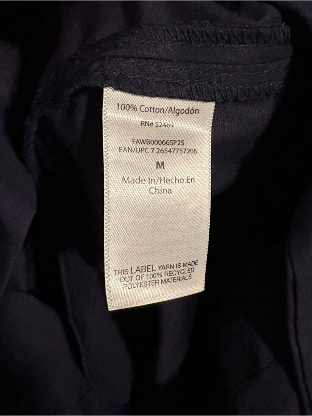 Free Assembly Gathered Neck Cotton Maxi Dress Navy Size M - Picture 2 of 7